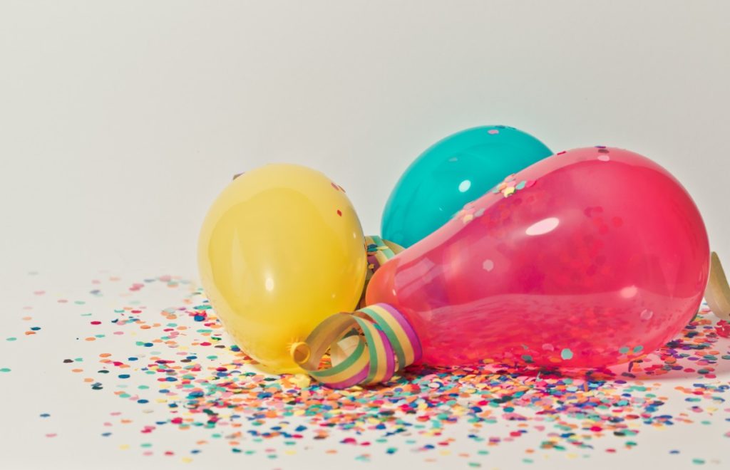 palloncini per il compleanno